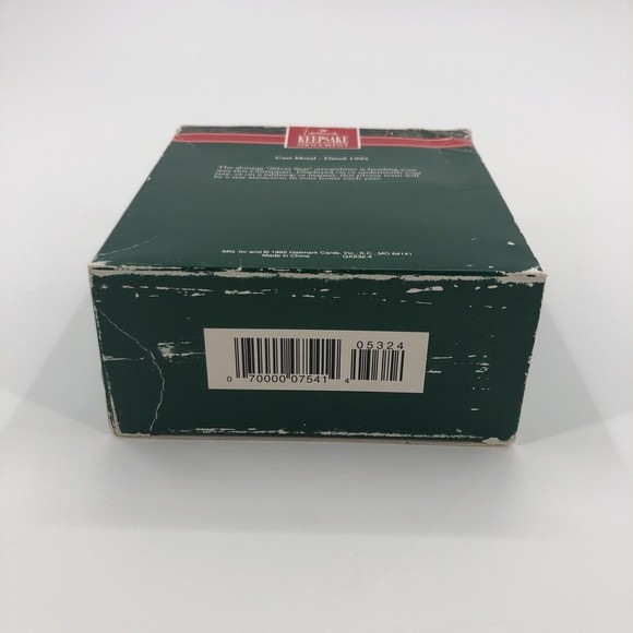 Hallmark Ornament Silver Star Streamliner Locomotive Train Cast Die Metal 1992 - Picture 16 of 16